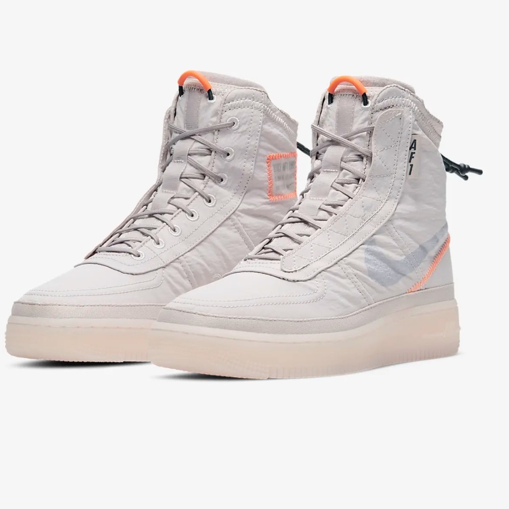 Nike Air Force 1 Shell Boots - Platinum Violet